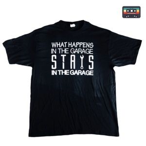 Lane Seven Graphic Shirt Black Size XL White Print